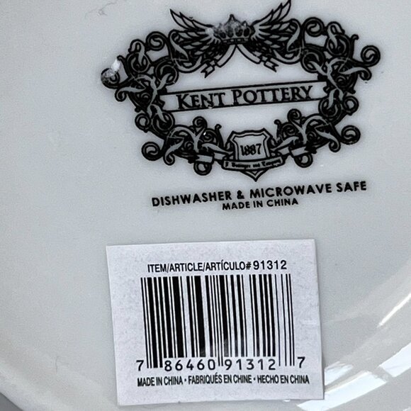 Kent Pottery Porcelain Teapot Floral Dragonflies Poppies Cottagecore SMALL FLAW - Picture 15 of 17